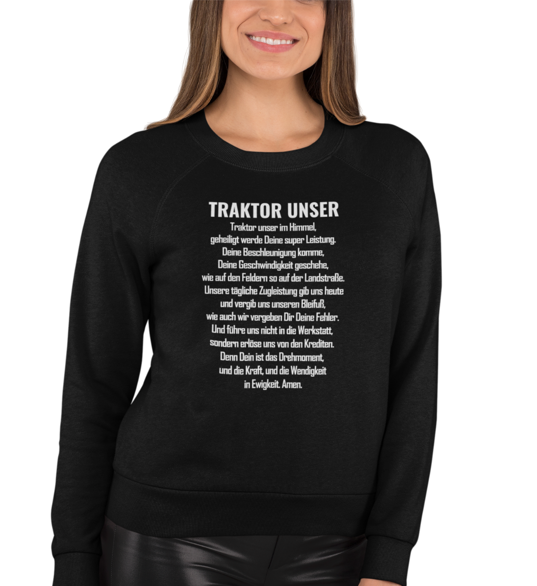 "TRAKTOR UNSER" UNISEX BIO SWEATSHIRT (PREMIUM)