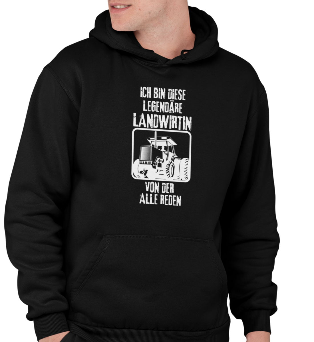 "LEGENDÄRE LANDWIRTIN" UNISEX BIO HOODIE (PREMIUM)