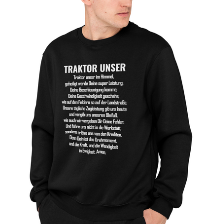 "TRAKTOR UNSER" UNISEX BIO SWEATSHIRT (PREMIUM)