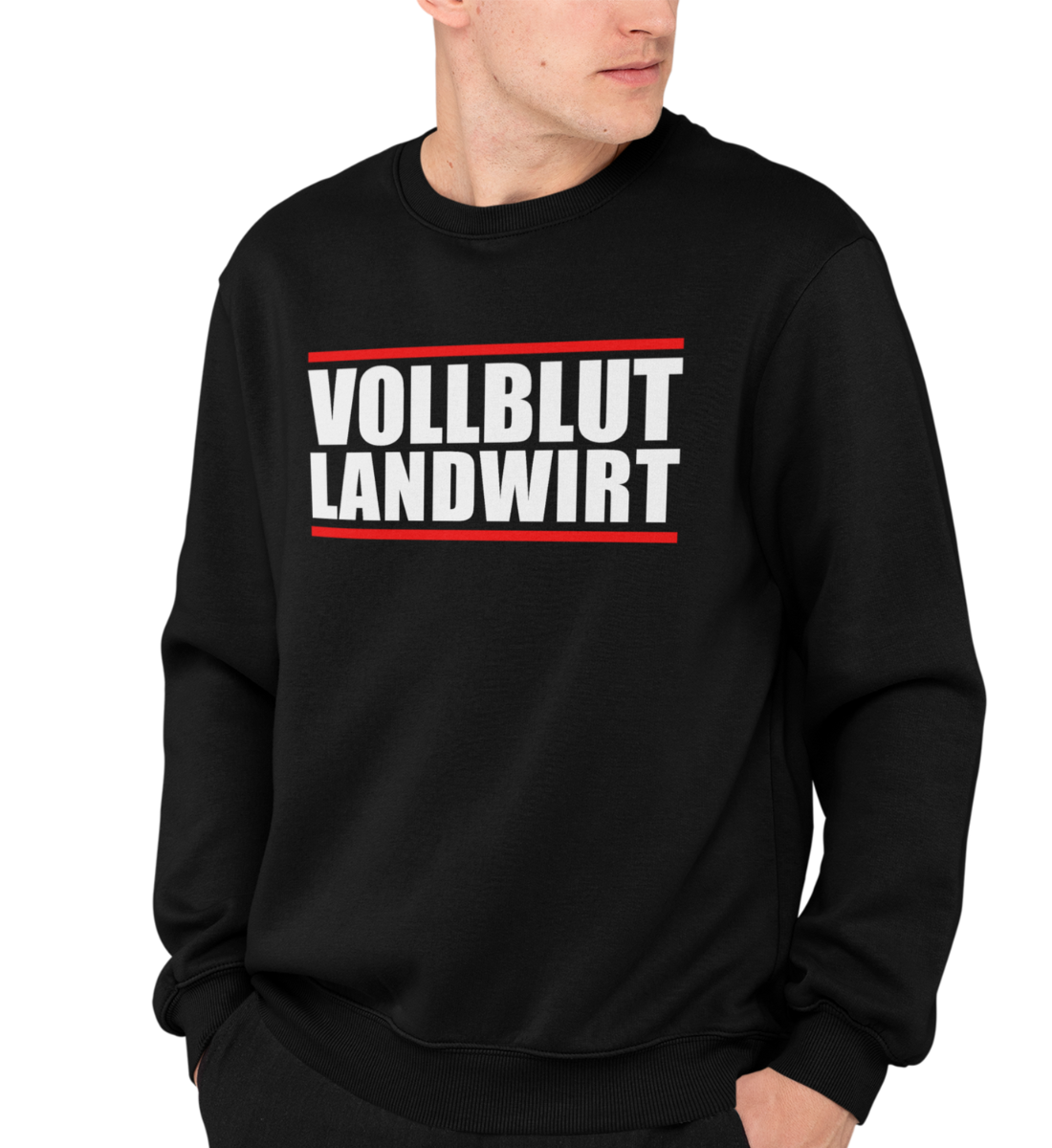 "VOLLBLUT LANDWIRT" UNISEX BIO SWEATSHIRT (PREMIUM)