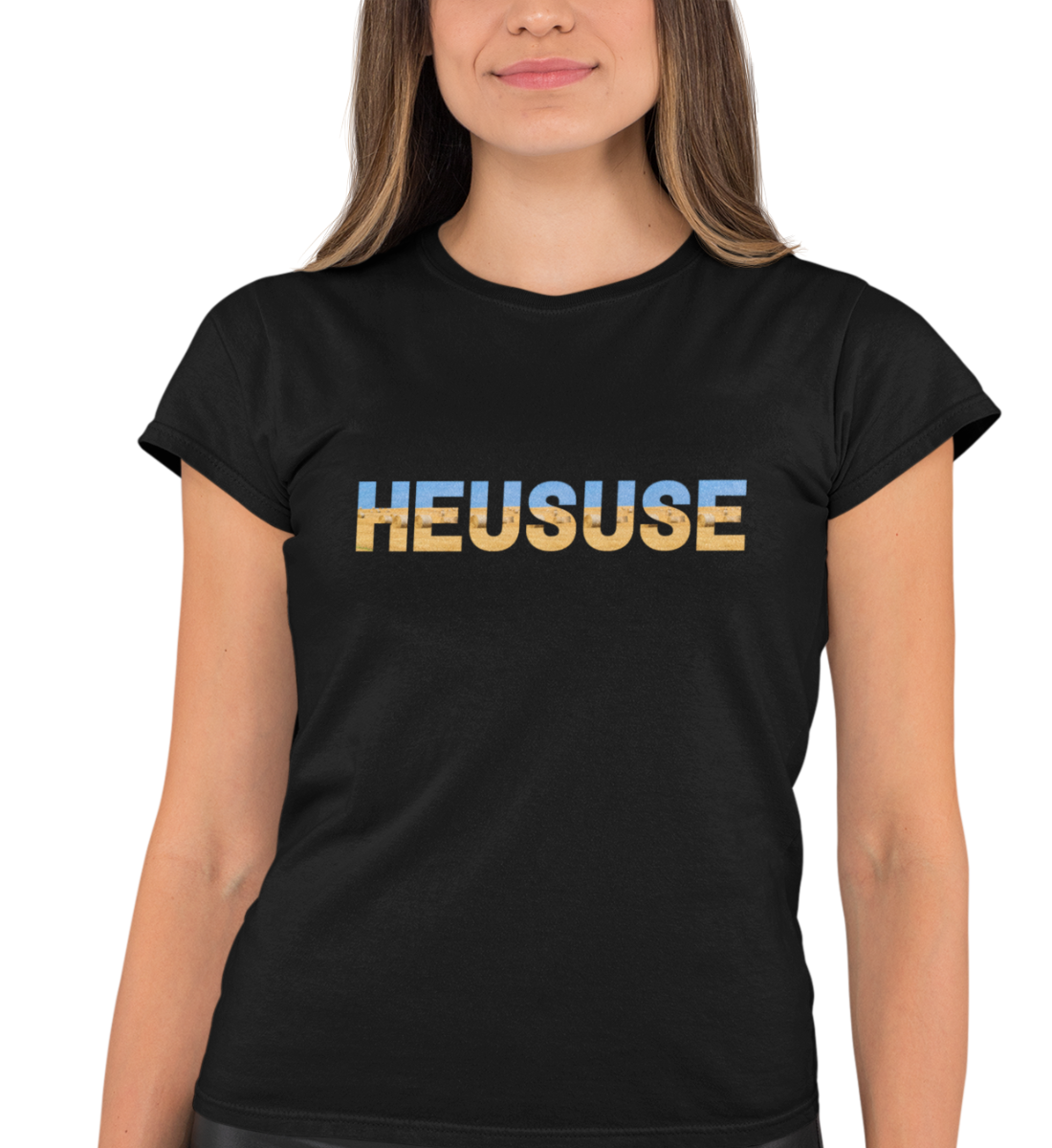 "HEUSUSE" DAMEN BIO T-SHIRT