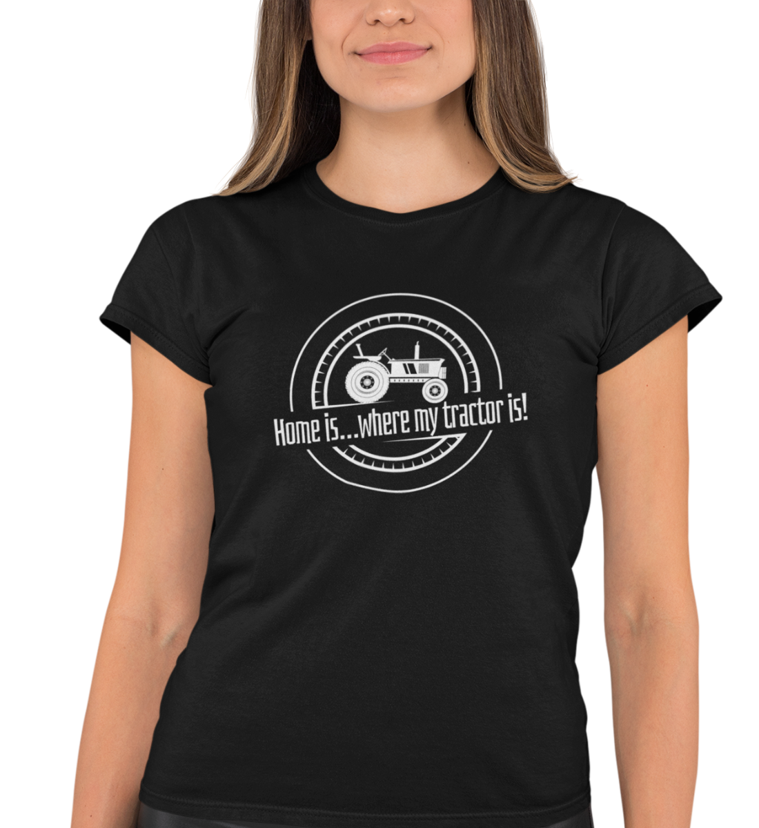 "HOME IS TRAKTOR" DAMEN BIO T-SHIRT