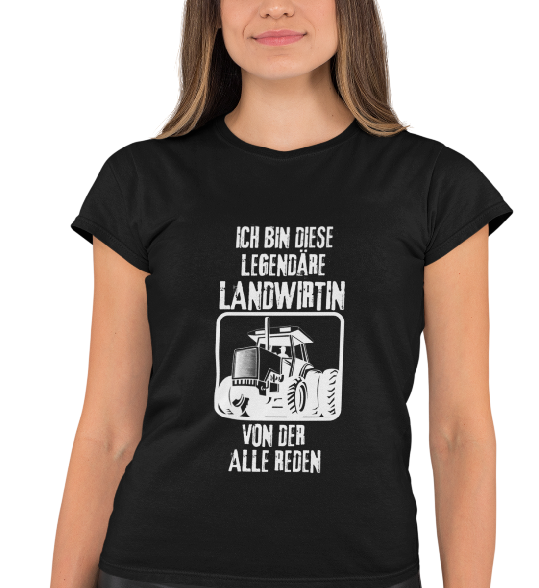 "LEGENDÄRE LANDWIRTIN" DAMEN BIO T-SHIRT