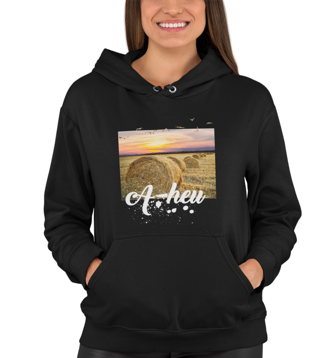 "A-HEU" UNISEX BIO HOODIE (PREMIUM)