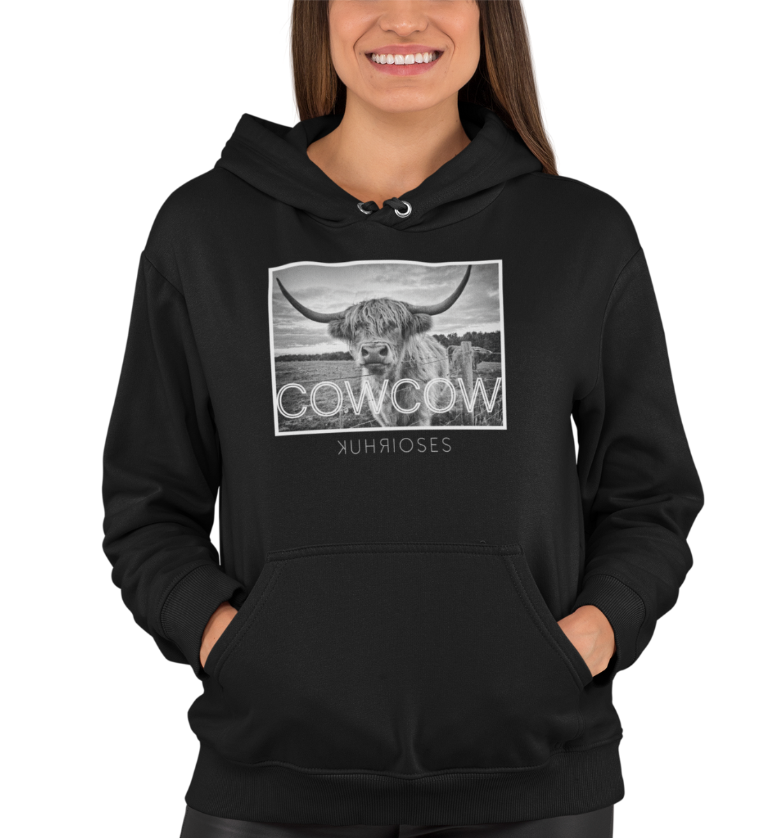 "COWCOW" UNISEX BIO HOODIE (PREMIUM)