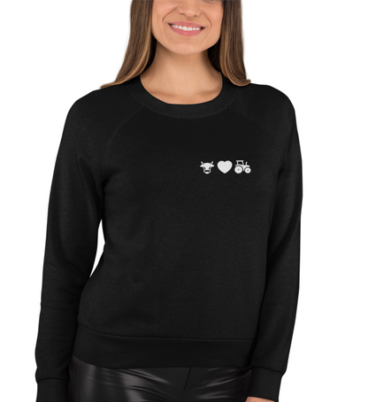 "KUH-HERZ-TRAKTOR" UNISEX BIO SWEATSHIRT (PREMIUM)