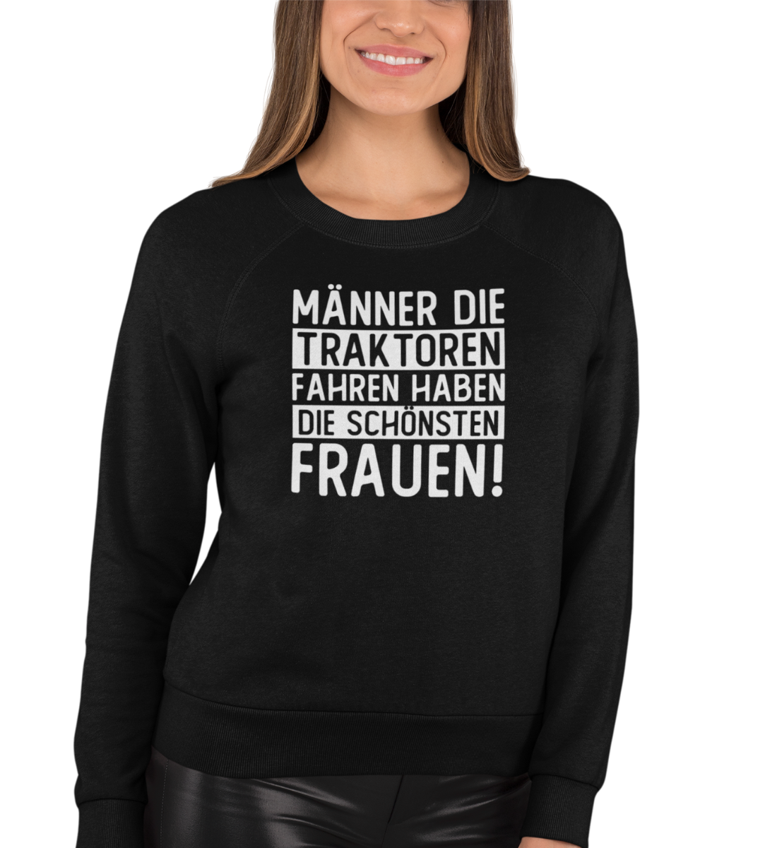 "MÄNNER DIE TRAKTOREN FAHREN" UNISEX BIO SWEATSHIRT (PREMIUM)