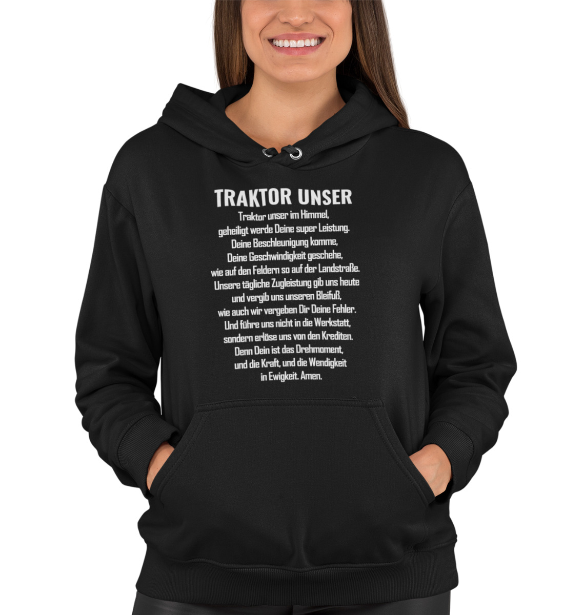 "TRAKTOR UNSER" UNISEX BIO HOODIE (PREMIUM)