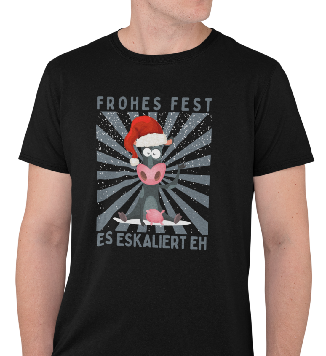 "FROHES FEST" HERREN BIO T-SHIRT