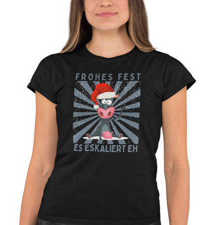 "FROHES FEST" DAMEN BIO T-SHIRT