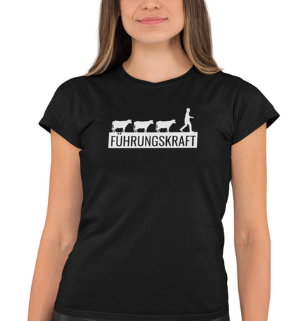 "FÜHRUNGSKRAFT" DAMEN BIO T-SHIRT