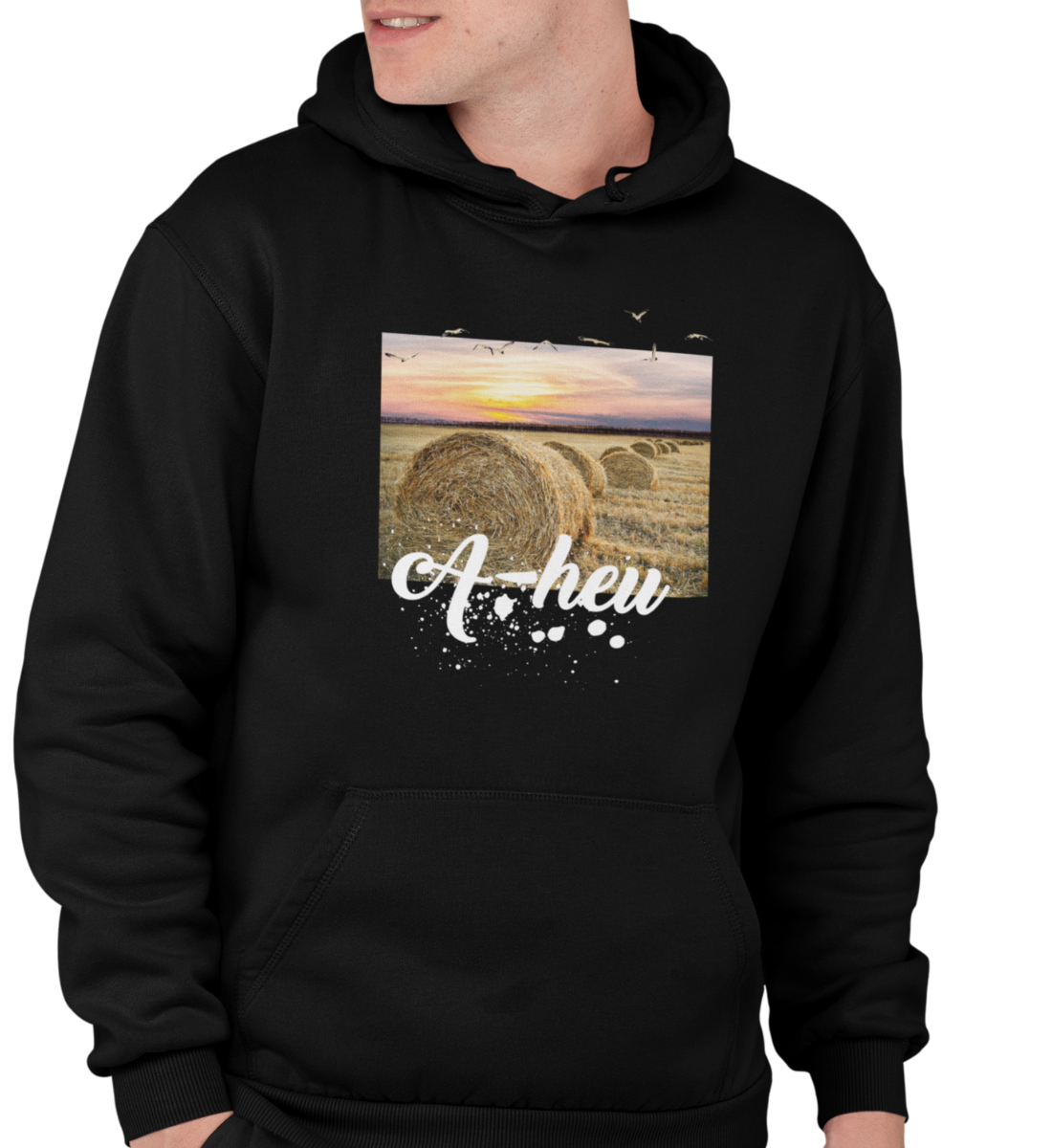 "A-HEU" UNISEX BIO HOODIE (PREMIUM)