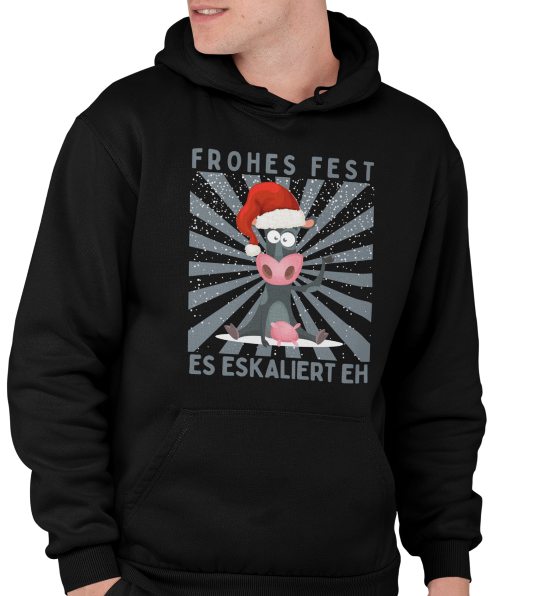 "FROHES FEST" UNISEX BIO HOODIE (PREMIUM)