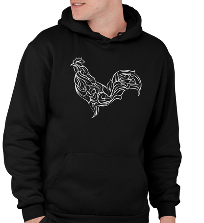 "HUHN" UNISEX BIO HOODIE (PREMIUM)