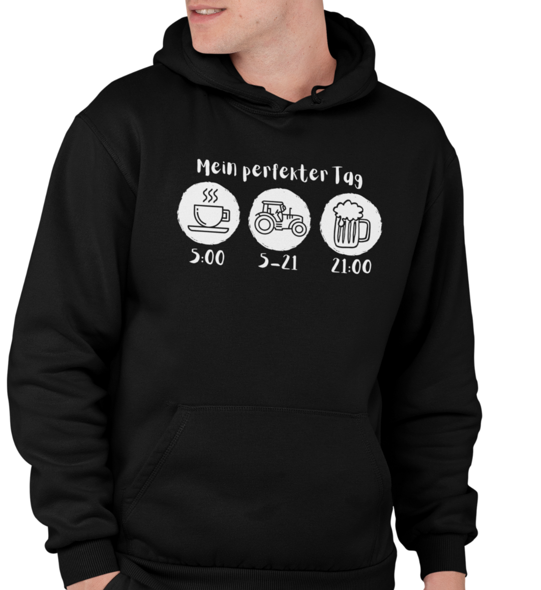 "MEIN PERFEKTER TAG" UNISEX BIO HOODIE (PREMIUM)