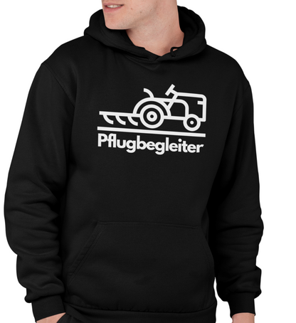 "PFLUGBEGLEITER" UNISEX BIO HOODIE (PREMIUM)