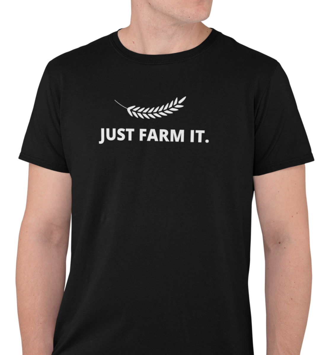 "JUST FARM IT." HERREN BIO T-SHIRT