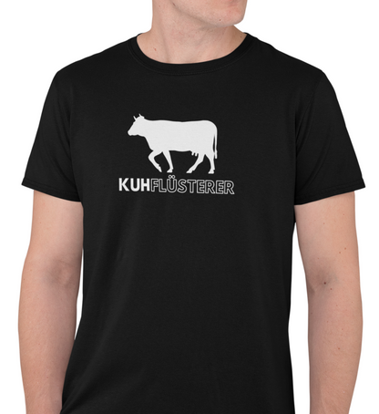 "KUHFLÜSTERER" HERREN BIO T-SHIRT