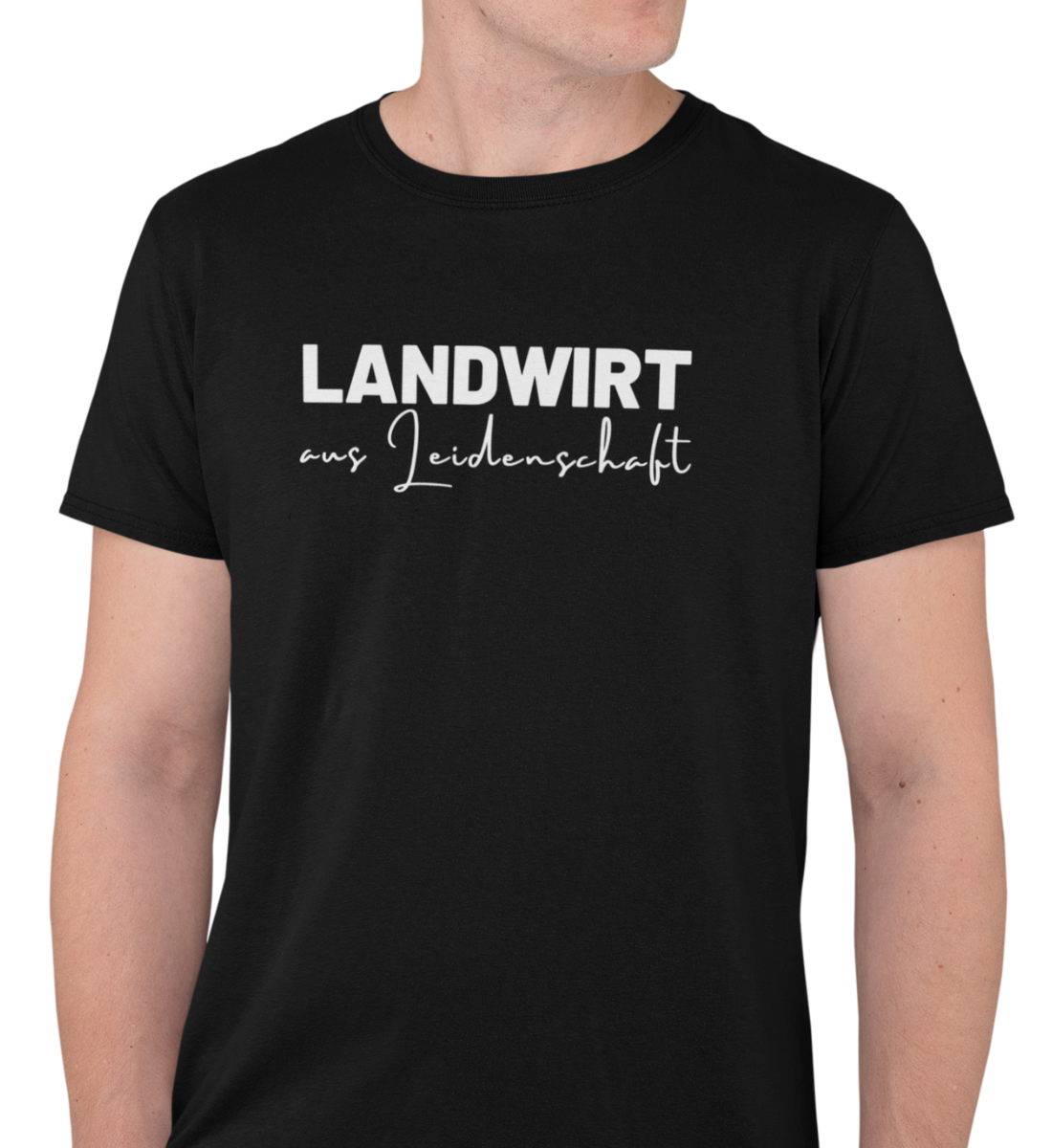 "LANDWIRT AUS LEIDENSCHAFT" HERREN BIO T-SHIRT