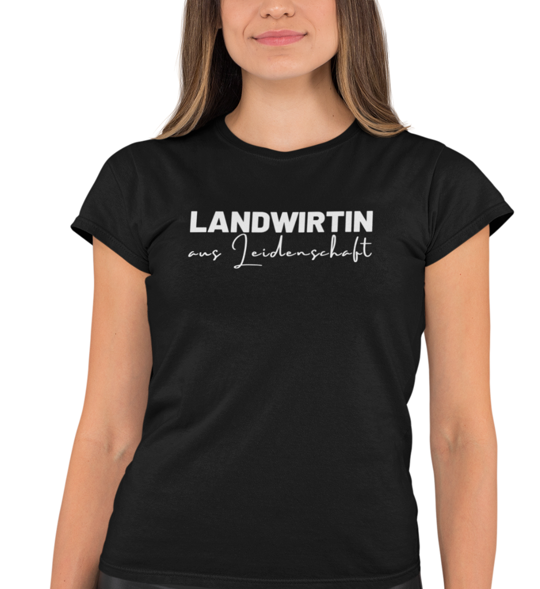 "LANDWIRTIN AUS LEIDENSCHAFT" DAMEN BIO T-SHIRT