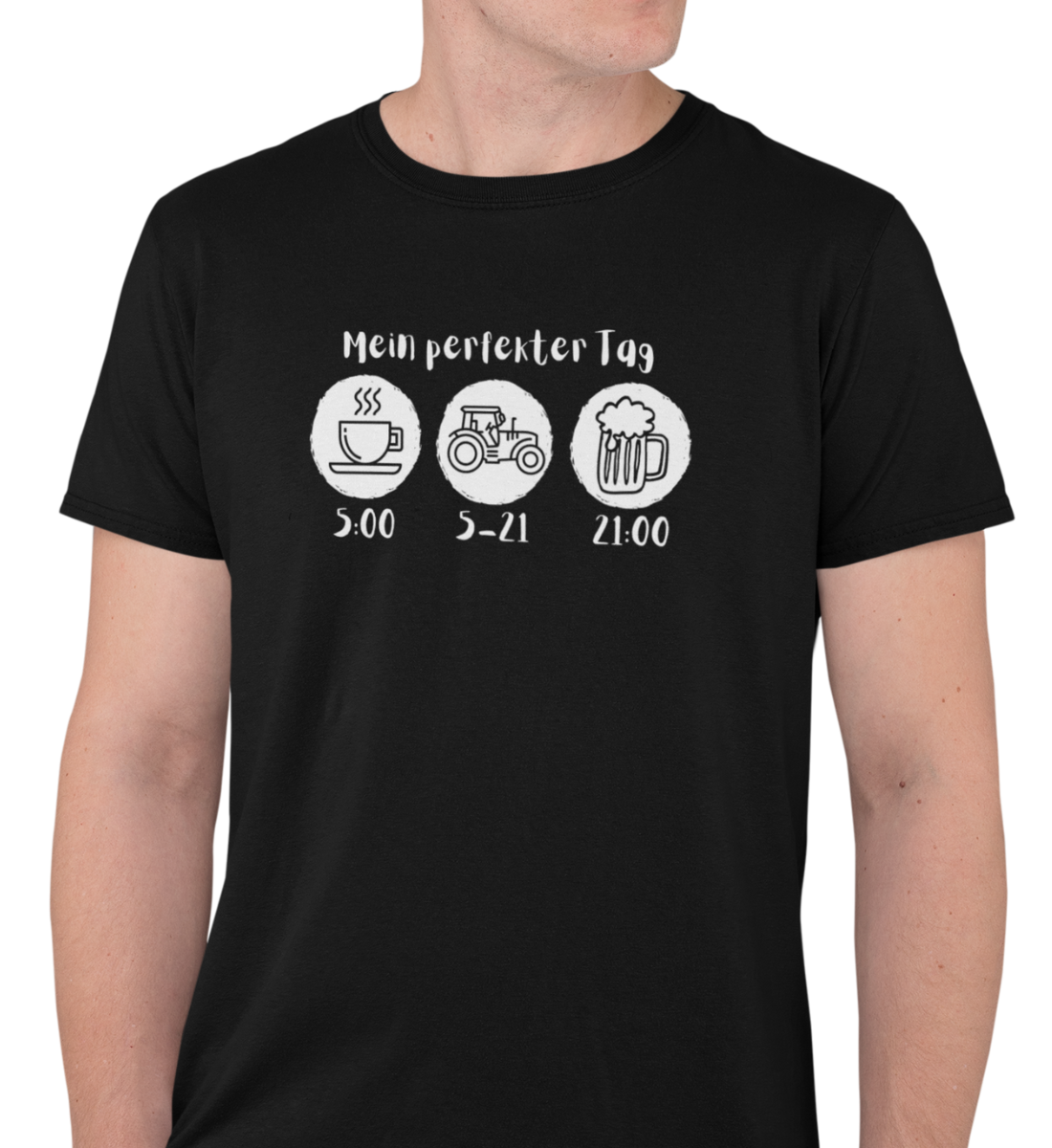"MEIN PERFEKTER TAG" HERREN BIO T-SHIRT