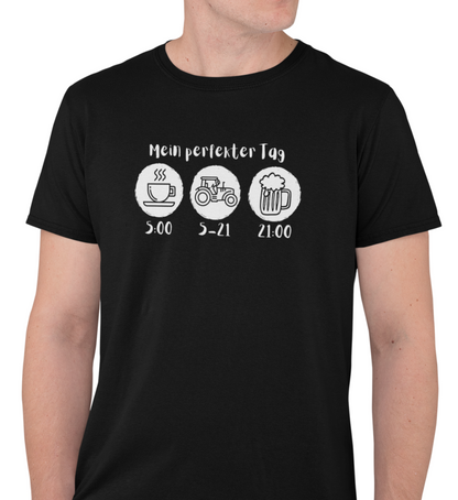 "MEIN PERFEKTER TAG" HERREN BIO T-SHIRT