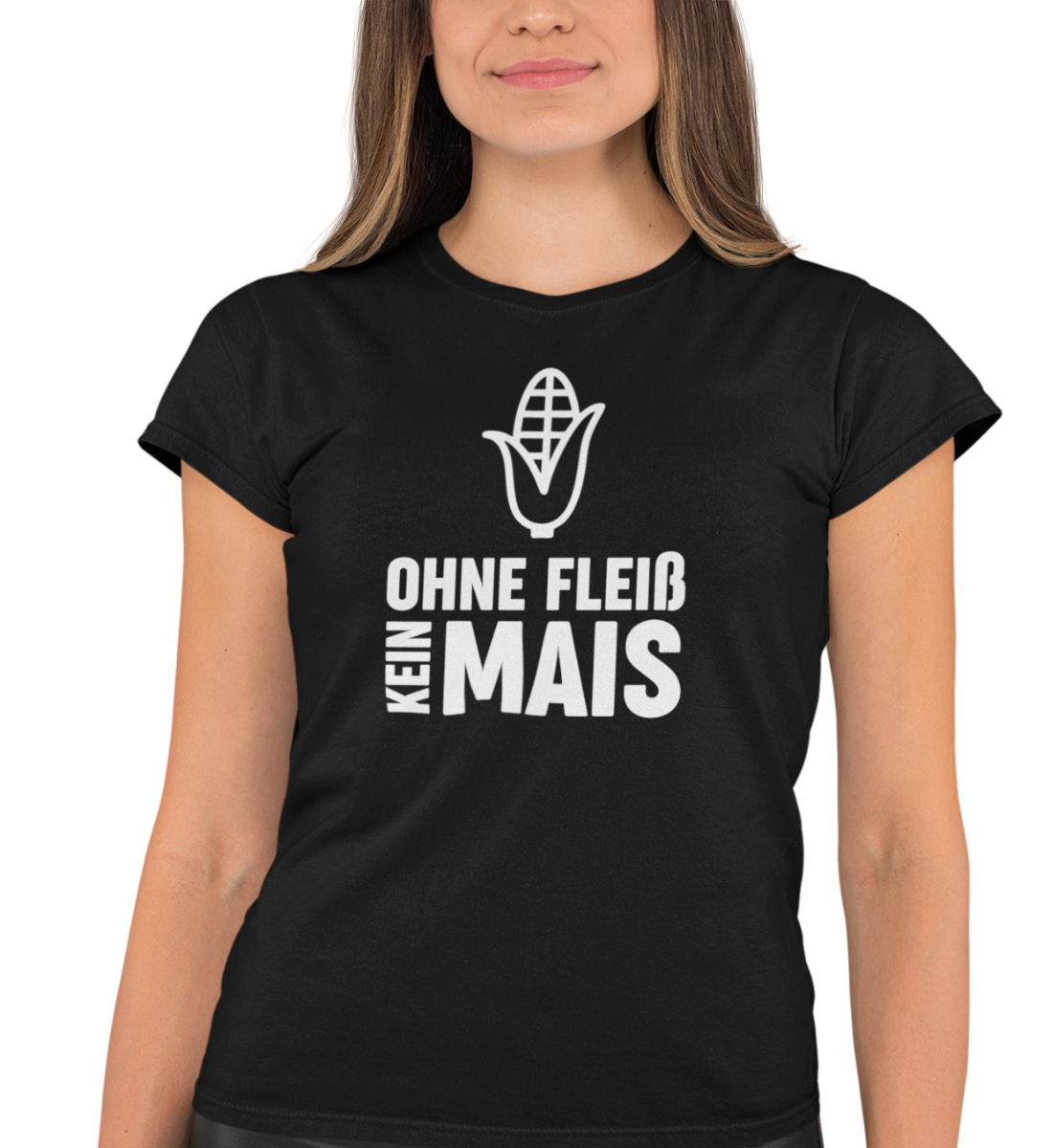 "OHNE FLEISS - KEIN MAIS" DAMEN BIO T-SHIRT