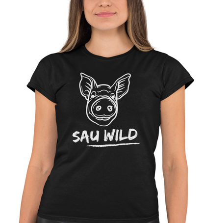 "SAU WILD" DAMEN BIO T-SHIRT