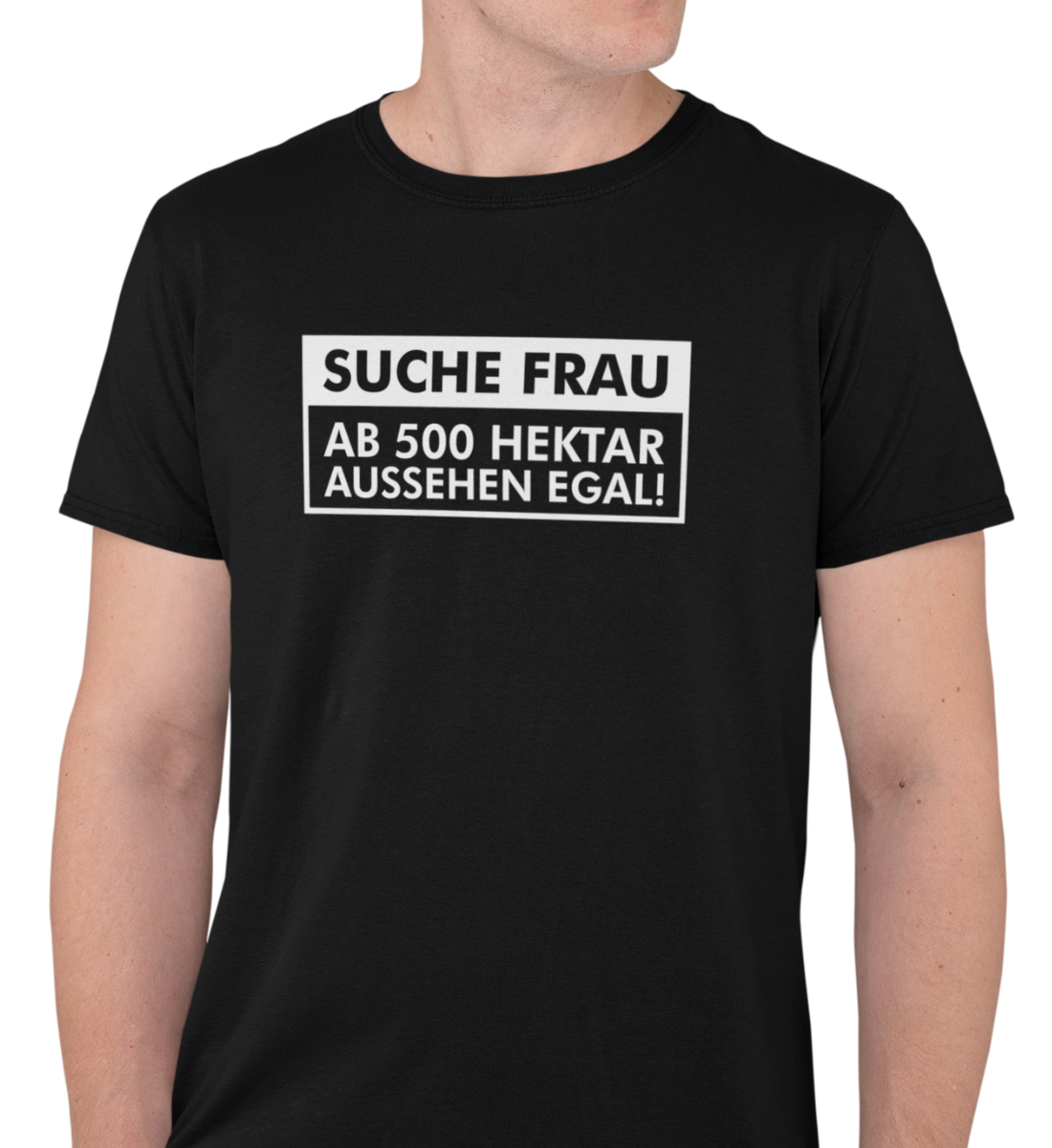"SUCHE FRAU" HERREN BIO T-SHIRT
