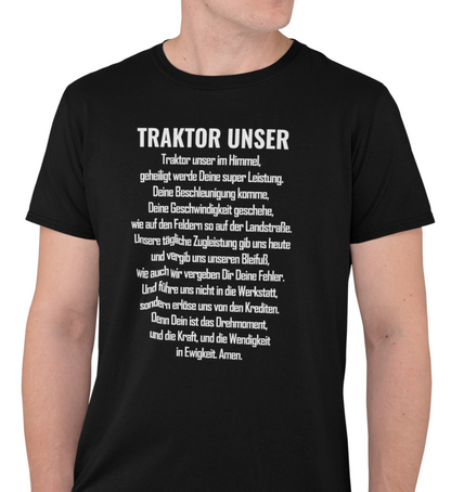 "TRAKTOR UNSER" HERREN BIO T-SHIRT