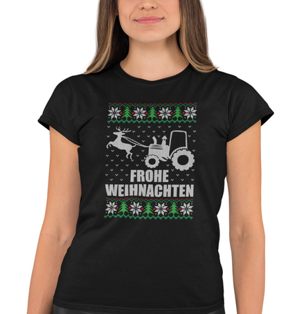 "UGLY CHRISTMAS" DAMEN BIO T-SHIRT